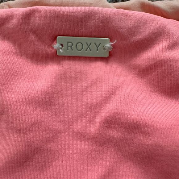 Roxy Reversible Beach Classic Hipster Bikini Bottom Coral Pink Double Strap Med - Picture 5 of 5